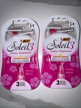 BIC Soleil3 Women's Pink Disposable Razors - 6 Pack